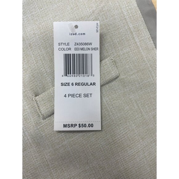 Izod Toddler Boy's Gray Dress Vest Sz 6 - NWT - Picture 4 of 10